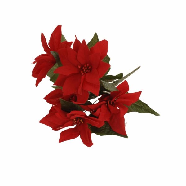 Bosje Kerstster bloemen 30 cm