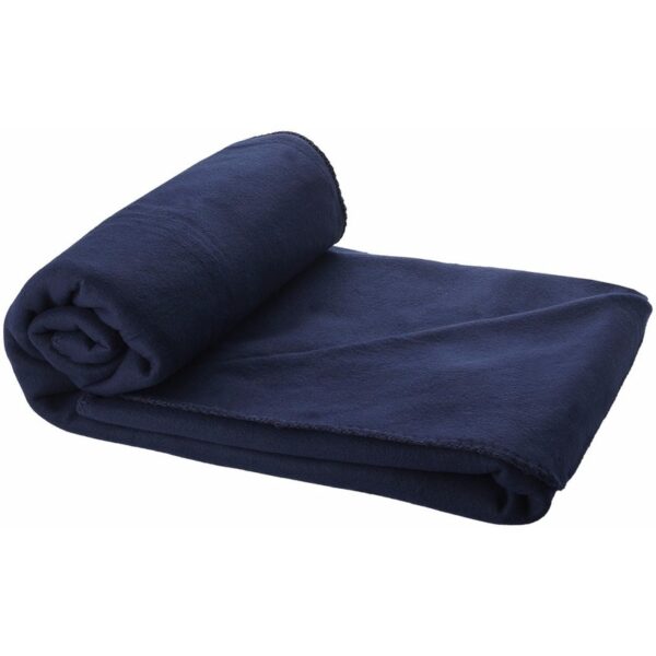 Fleece deken navy 150 x 120 cm