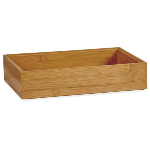 Kast/lade/make-up sorteer organizer bamboe hout bakje 23 x 15 x 5 cm