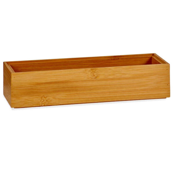 Kast/lade/make-up sorteer organizer bamboe hout bakje 23 x 7 x 5 cm