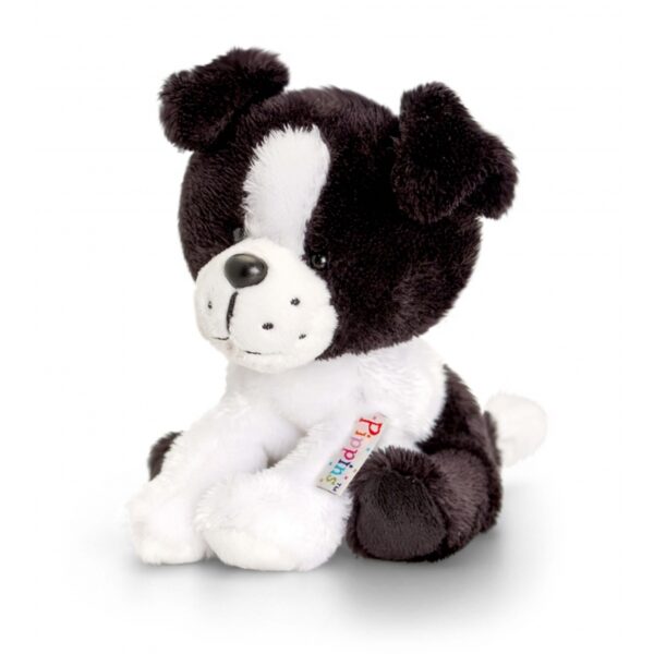 Keel Toys pluche Border Collie hond knuffel 14 cm