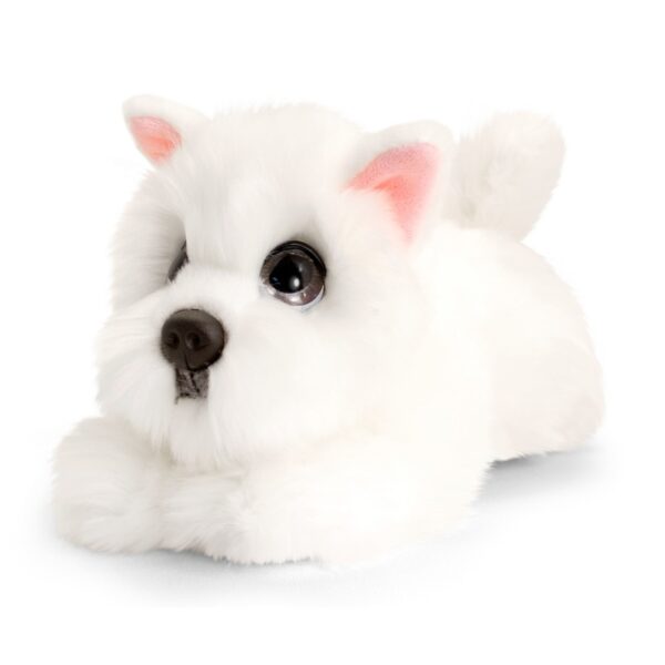 Keel Toys pluche witte Westie honden knuffel 25 cm