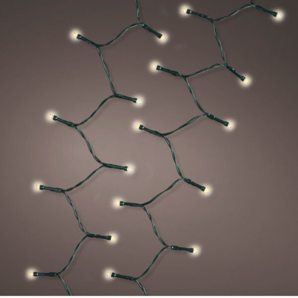 Kerstverlichting op batterij warm wit buiten 100 lampjes