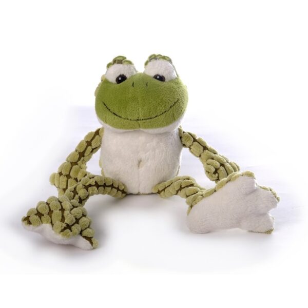 Pluche groene kikker knuffel 22 cm speelgoed