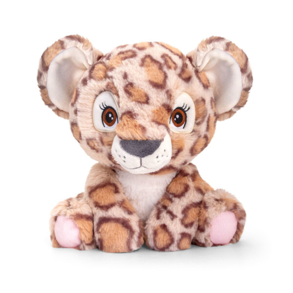 Pluche knuffel dier nevel panter/luipaard 25 cm