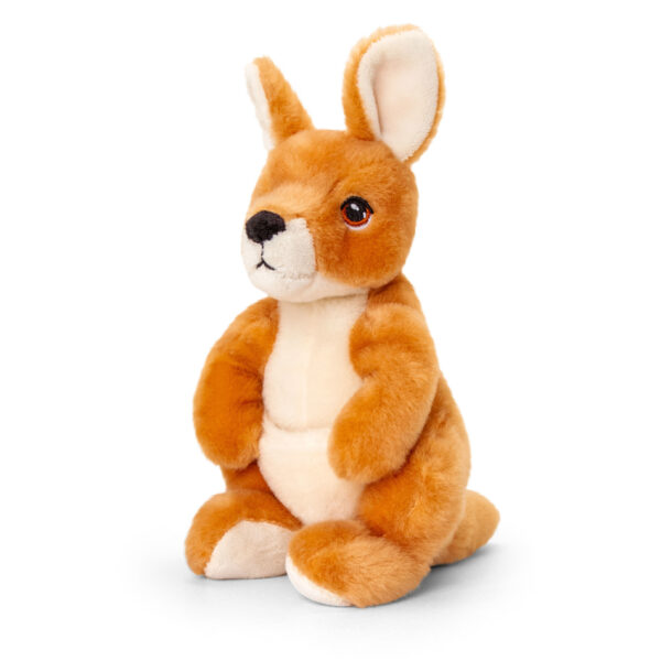 Pluche knuffel dier wallaby kangoeroe 20 cm