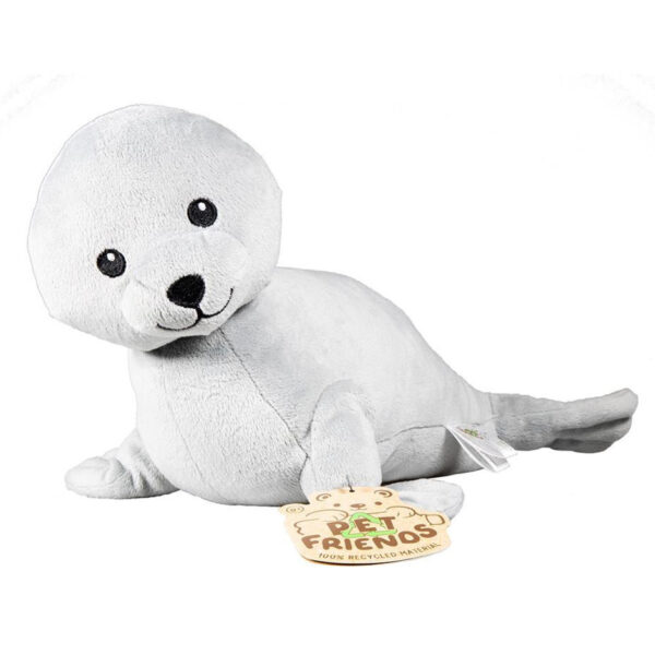 Pluche knuffel zeehond grijs 40 cm