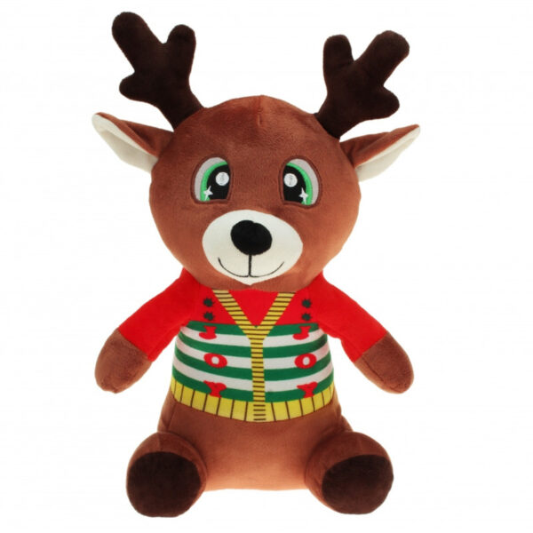 Pluche rendier knuffel 30 cm kerstknuffels