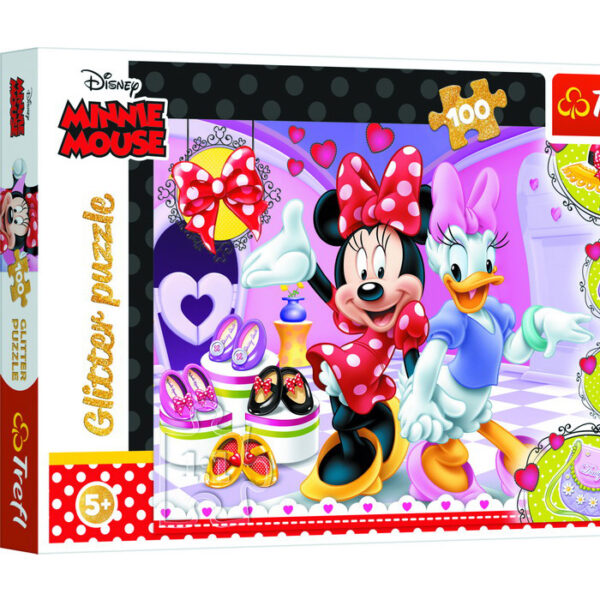 Puzzel Disney met glitter 100 stukjes