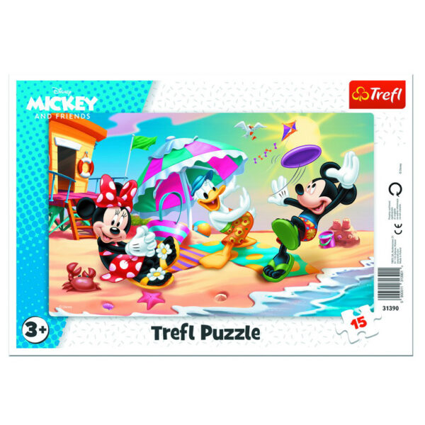 Puzzel Disney strand 15 stukjes