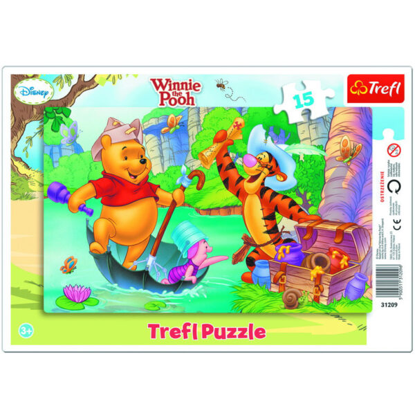 Puzzel Winnie the Pooh 15 stukjes